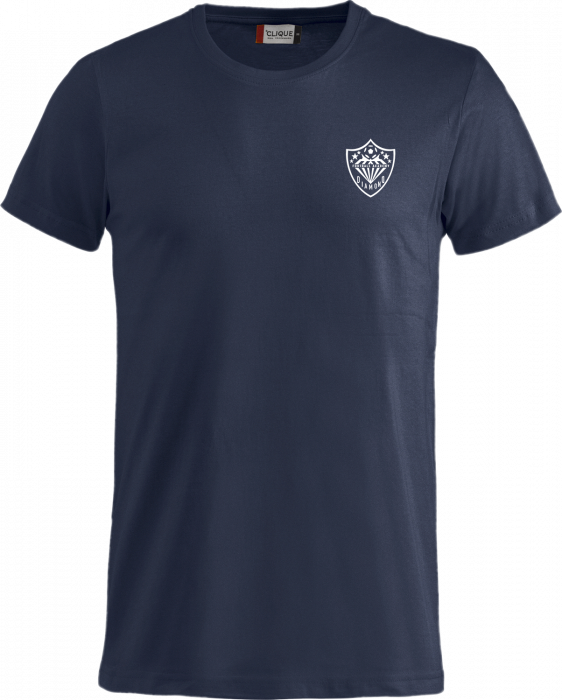 Clique - Diamond Football Basic T-Shirt Adults - Dark Navy